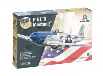 Italeri 1484 1:72 American Fighter Aircraft P-51D Mustang Aces, WWII