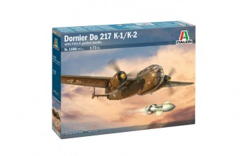 Italeri 1488 1:72 Dornier Do 217 K-1/K-2 with Fritz-X guided bombs