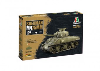 Italeri 25751 1:56 Sherman M4 75mm