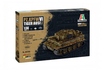 Italeri 25755 1:56 German tank Pz. Kpfw. VI Tiger I Ausf E