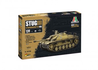 Italeri 25756 1:56 Stug III - Sturmhaubitze 105