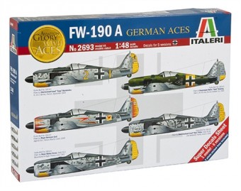 Italeri 2693 1:48 German Aircraft Fighter Focke-Wulf FW 190 A German Aces