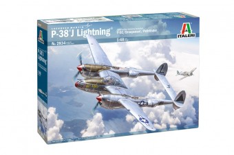 Italeri 2834 1:48 American Fighter Aircraf Lockheed P-38J Lightning E.T.O.