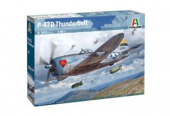 Italeri 2835 1:48 American fighter-bomber P-47D Thunderbolt