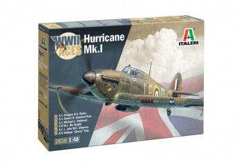 Italeri 2838 1:48 British Fighter Aircraft Hawker Hurricane Mk.l Aces