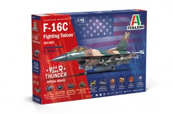 Italeri 35105 1:48 War Thunder: American Aircraft Fighter F-16C Fighting Falcon - New parts