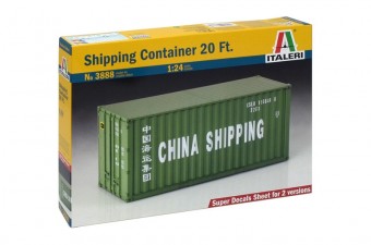 Italeri 3888 1:24 SHIPPING CONTAINER 20ft