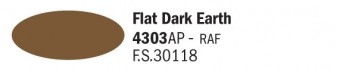 ITALERI 4303AP Flat Dark Earth - Acrylic Paint (20 ml)