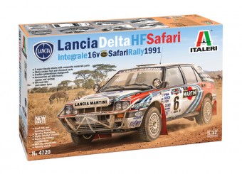 Italeri 4720 1:12 Lancia Delta HF Integrale 16v Safari Rally 1991