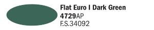 Italeri 4729AP Flat Euro I Dark Green - Acrylic Paint (20 ml)