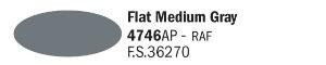 Italeri 4746AP Flat Medium Gray - Acrylic Paint (20 ml)
