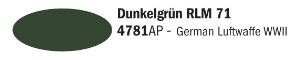 Italeri 4781AP Dunkelgrun RLM 71 - Acrylic Paint (20 ml)