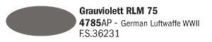 Italeri 4785AP Grauviolett RLM 75 - Acrylic Paint (20 ml)