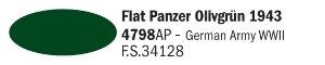 Italeri 4798AP Flat Panzer Olivgrun 1943 - Acrylic Paint (20 ml)
