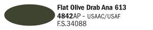 ITALERI 4842AP Flat Olive Drab Ana 613 - Acrylic Paint (20 ml)