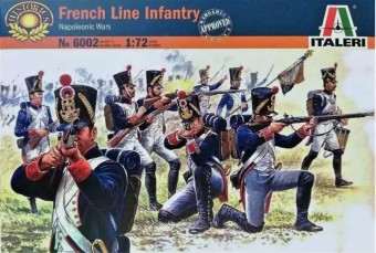 Italeri 6002 1:72 French Line Infantry, Napoleonic Wars - 50 figures