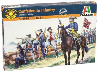 Italeri 6014 1:72 CONFEDERATE TROOPS - 50 figures