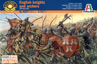 Italeri 6027 1:72 100 YEARS WAR-BRITISH WARRIORS - 26 figures