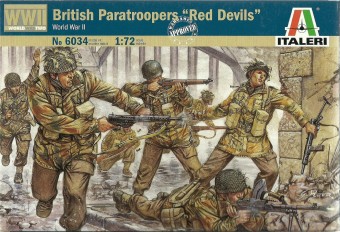 Italeri 6034 1:72 British Paratroopers Red Devils, WWII
