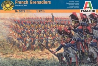 Italeri 6072 1:72 French Grenadiers, Napoleonic Wars - 50 figures