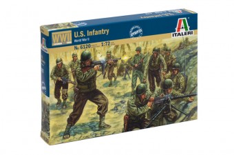 Italeri 6120 1:72 U.S. Infantry (WWII) - 48 figures