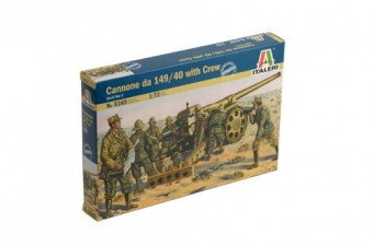 Italeri 6165 1:72 Italian field gun Cannone da 149/40 with Crew, WWII