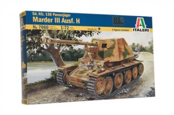 Italeri 7060 1:72 German self propelled anti-tank Sd.Kfz. 138 Panzerjager Marder III Ausf. H