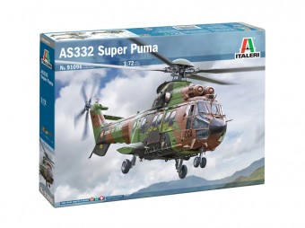 Italeri 91096 1:72 French Helicopter Airbus Eurocopter AS332 Super Puma