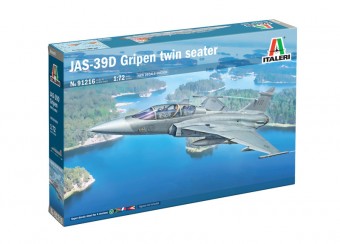 Italeri 91216 1:72 Swedish Fighter Aircraft Saab JAS-39D Gripen Twin Seater