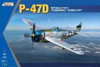 KINETIC K3207 P-47D Thunderbolt Bubble Top 1:24