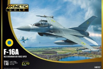 Kinetic K48157 F-16A Ukraine AF (with PIDS) 1:48