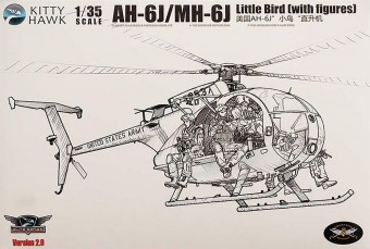 KITTYHAWK KH50004 AH-6J/MH-6J Little Bird (with figures) 1:35
