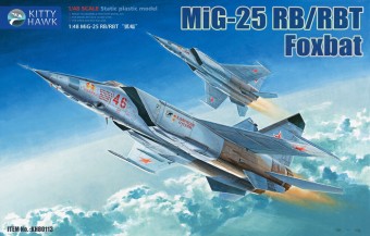 KITTYHAWK KH80113 MIG-25 RB/RBT Foxbat 1:48