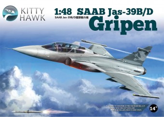 KITTYHAWK KH80118 Jas-39B/D Gripen 1:48