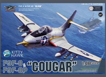 KITTYHAWK KH80127 F9F-8/F9F-8P Cougar (2 in 1) 1:48