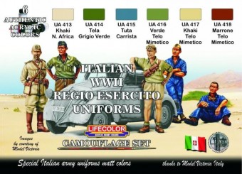 Lifecolor CS14 Italian WWII Regio Esercito Uniforms 