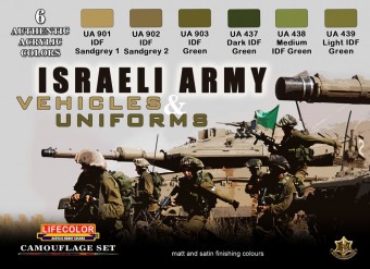 Lifecolor CS32 Israeli Army Vehicles & Uniforms 