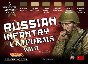 Lifecolor CS42 Russian Infantry Uniforms, WWII 