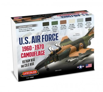 LIFECOLOR CS62 US Air Force 1960-1970 Camouflage 6 x 22 ml