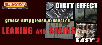 Lifecolor MS05 Grease-dirty grease-exhaust oil 