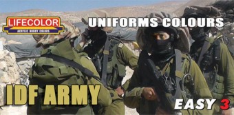 Lifecolor MS10 Uniforms colours IDF Army 