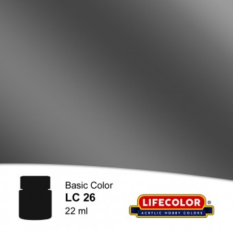 LIFECOLOR NLC26 Matt Gun Metal 22 ml