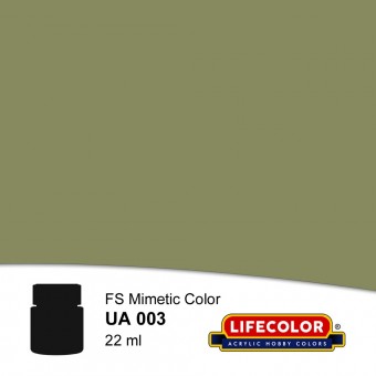 LIFECOLOR NUA003 Olive Drab Weathered 22 ml