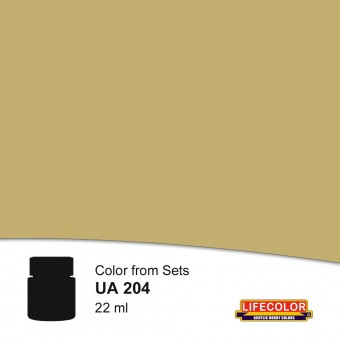 LIFECOLOR NUA204 Dunkelgelb 22 ml
