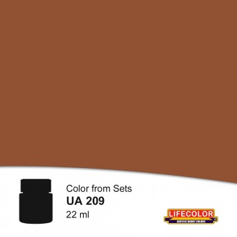 LIFECOLOR NUA209 Signalbraun 22 ml