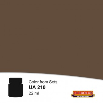 LIFECOLOR NUA210 Dunkelbraun 22 ml