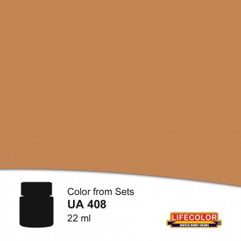 LIFECOLOR NUA408 Light Brown 22 ml