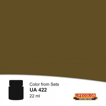 LIFECOLOR NUA422 Wool Olive Drab M1943 22 ml