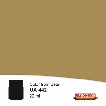 LIFECOLOR NUA442 Yellow Tone Gears 22 ml