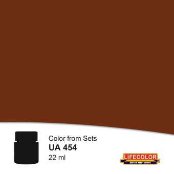 LIFECOLOR NUA454 Red Leather 22 ml